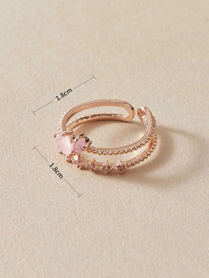 Sparkly Pink Ring - Muse Jewelry