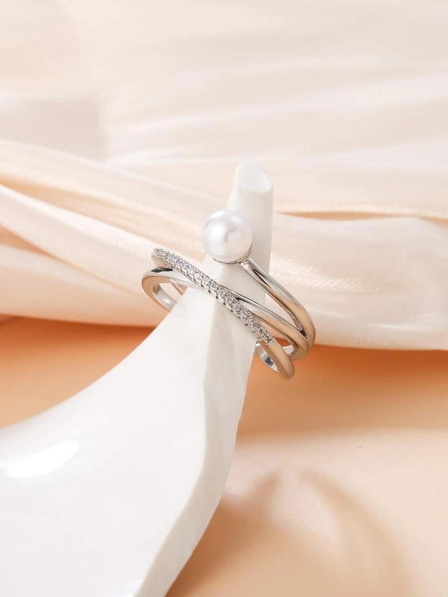 Pearly Ring (Silver) - Muse Jewelry