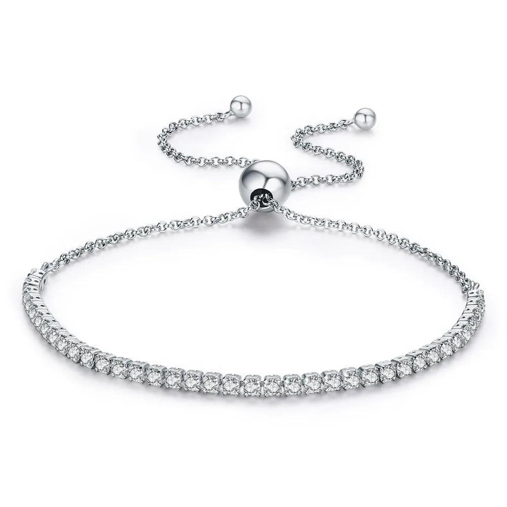 Glam Bracelet (Silver) - Muse Jewelry